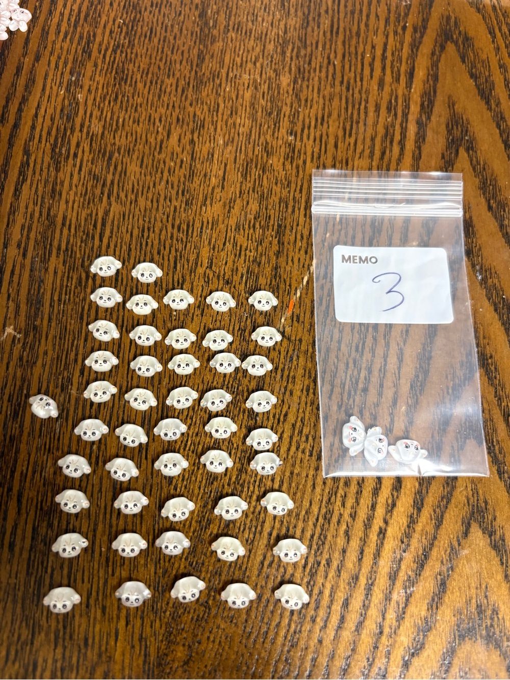 Yunho TYUdeongi Set of 51 Nail Art Resin Charms Mini Aniteez Ateez